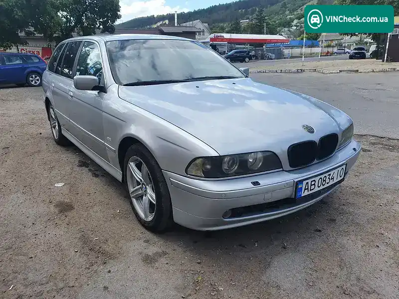 BMW 5 Series 2003, фото з оголошення 1 з 14, VIN WBADP81060GW46741