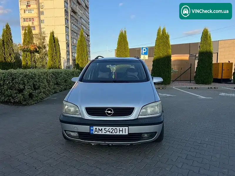 Opel Zafira 2002, фото з оголошення 2 з 11, VIN W0L0TGF7522280788