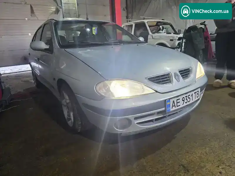 Renault Megane 2001, фото з оголошення 1 з 12, VIN VF1BA0N0222000091