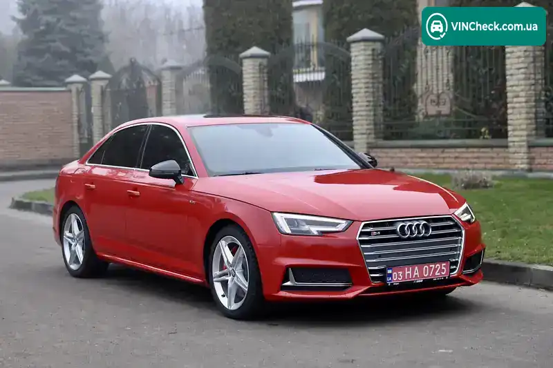Audi S4 2017, фото з оголошення 2 з 21, VIN WAUB4AF43JA019020