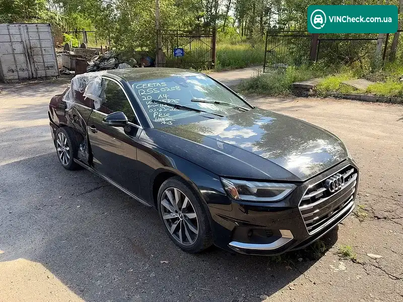Audi A4 2020, фото з оголошення 2 з 13, VIN WAUANAF41LA065876