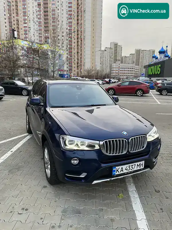 BMW X3 2014, фото з оголошення 1 з 21, VIN WBAWY510900E21990