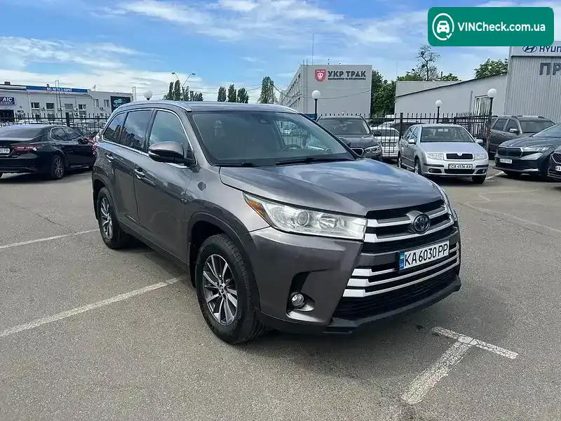 Toyota Highlander 2018, фото з оголошення 1 з 20, VIN 5TDJZRFH8KS563616