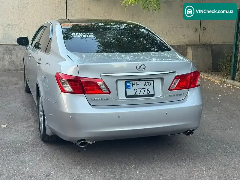Lexus ES 2007, фото з оголошення 1 з 10, VIN JTHBJ46GX72039547