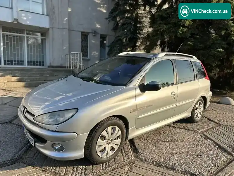 Peugeot 206 2003, фото з оголошення 2 з 21, VIN VF32KNFUF43535255