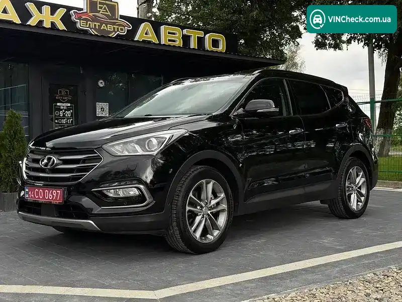 Hyundai Santa FE 2016, фото з оголошення 1 з 21, VIN KMHSW81XDGU645621