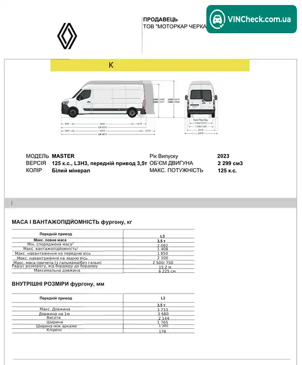 Renault Master 2023, фото з оголошення 2 з 20, VIN VF1MAFEST71546183