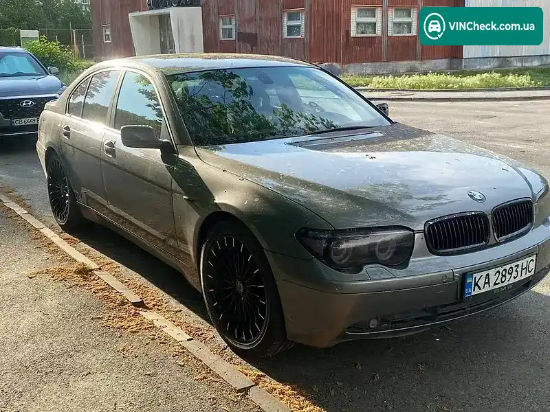 BMW 7 Series 2004, фото з оголошення 1 з 11, VIN WBAGM21080DR58483