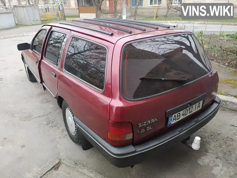 Ford Sierra 1986, фото з оголошення 2 з 5, VIN WF0NXXGBBNGS11920