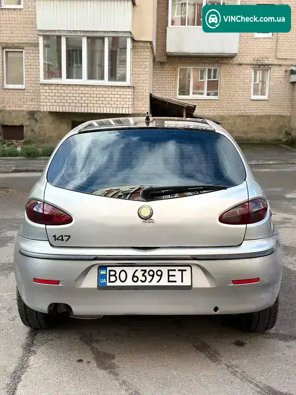 Alfa Romeo 147 2003, фото з оголошення 2 з 6, VIN ZAR93700003212912