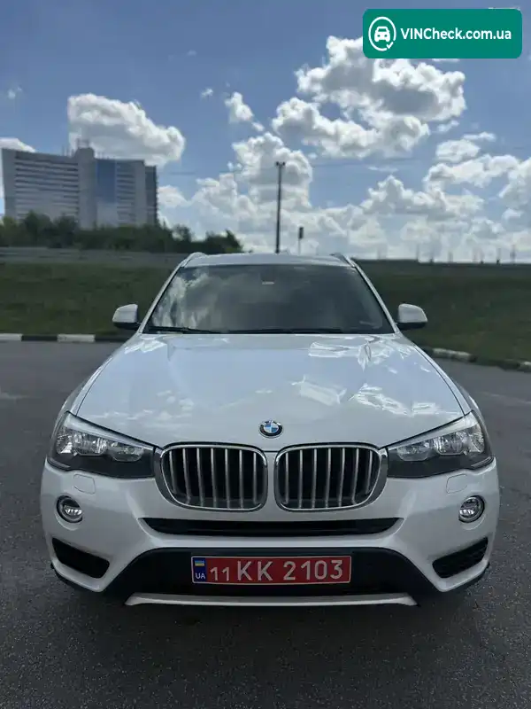 BMW X3 2016, фото з оголошення 2 з 20, VIN 5UXWX9C58G0D63675