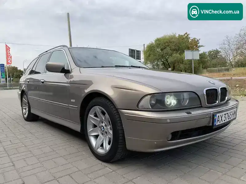 BMW 5 Series 2003, фото з оголошення 1 з 20, VIN WBADP01060GX14585