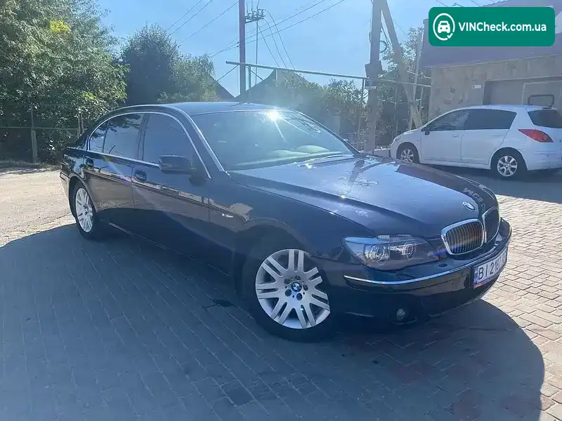 BMW 7 Series 2007, фото з оголошення 2 з 17, VIN WBAHN61080DT54747