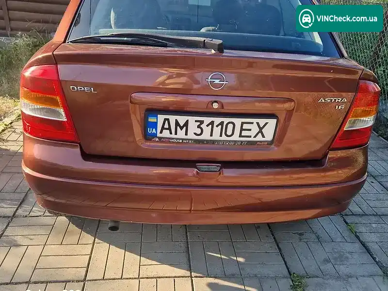 Opel Astra 2001, фото з оголошення 1 з 20, VIN W0L0TGF0825051443