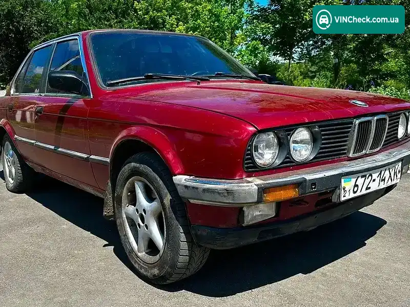BMW 3 Series 1986, фото з оголошення 1 з 11, VIN WBAAC510801481856