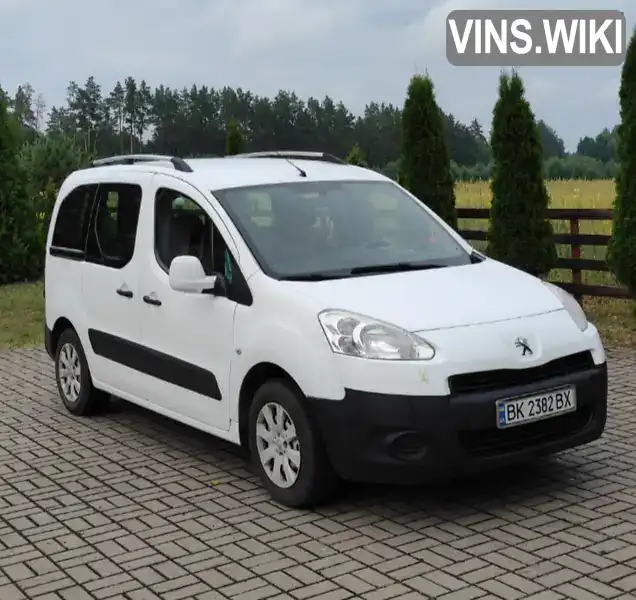 Peugeot Partner 2013, фото з оголошення 1 з 12, VIN VF37B9HF0DJ624274