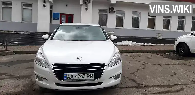 Peugeot 508 2012, фото з оголошення 1 з 12, VIN VF38DRHDACL022733