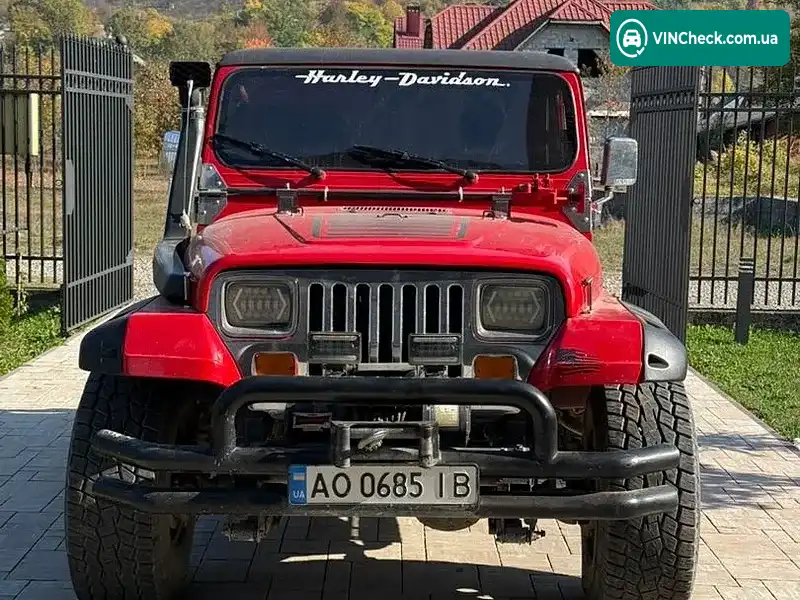 Jeep Wrangler 1990, фото з оголошення 1 з 13, VIN 2J4FY29T1LJ506189