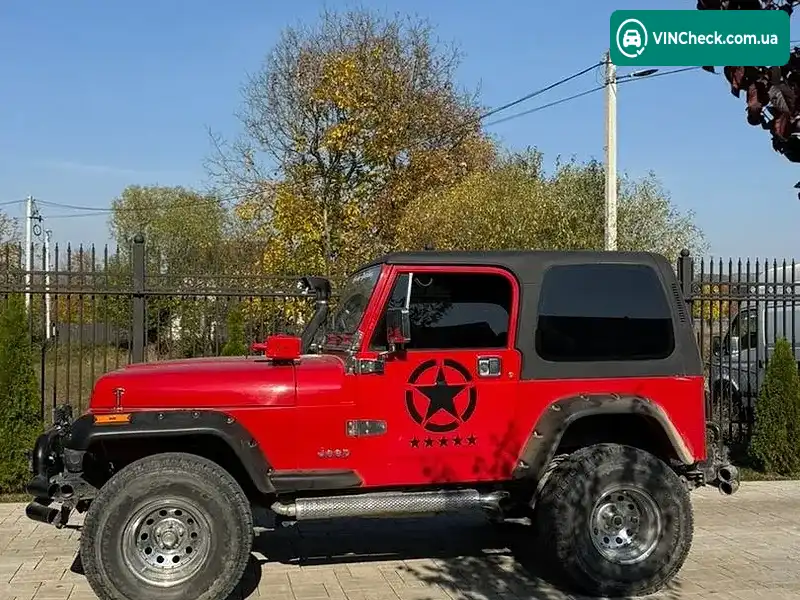 Jeep Wrangler 1990, фото з оголошення 2 з 13, VIN 2J4FY29T1LJ506189
