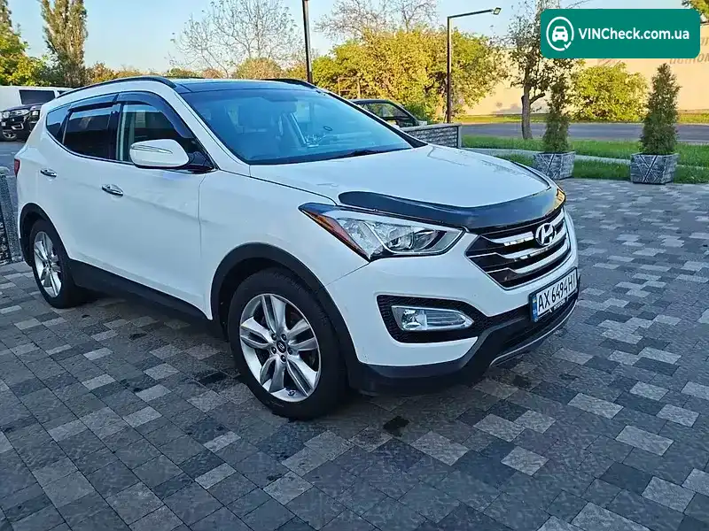 Hyundai Santa FE 2015, фото з оголошення 2 з 14, VIN 5XYZW4LA5FG290854