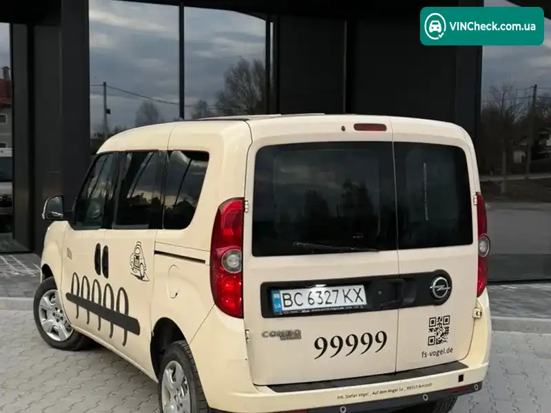 Opel Combo 2016, фото з оголошення 2 з 10, VIN W0L6AZP1BG9594411