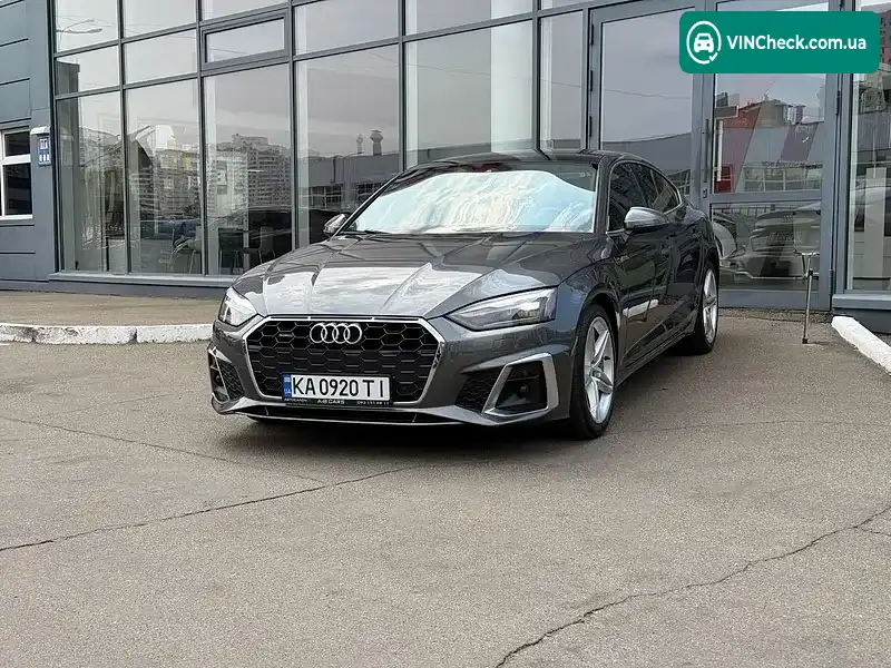 Audi A5 Sportback 2020, фото з оголошення 1 з 20, VIN WAUDACF52MA012179