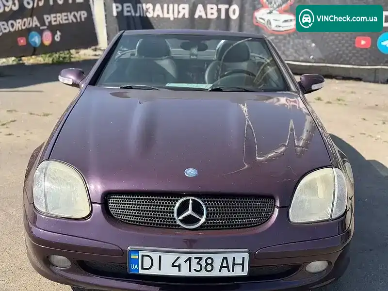 Mercedes-Benz SLK-Class 2000, фото з оголошення 2 з 17, VIN WDB1704491F205959