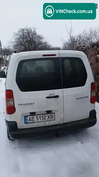 Peugeot Partner 2009, фото з оголошення 2 з 11, VIN VF37B9HXC9J135190