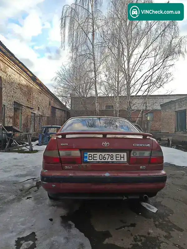 Toyota Carina 1993, фото з оголошення 2 з 7, VIN JT153STK100019535