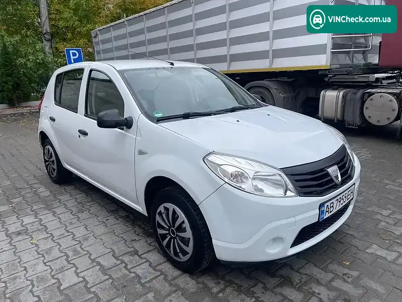 Dacia Sandero 2009, фото з оголошення 2 з 20, VIN UU1BSD4EH41716773