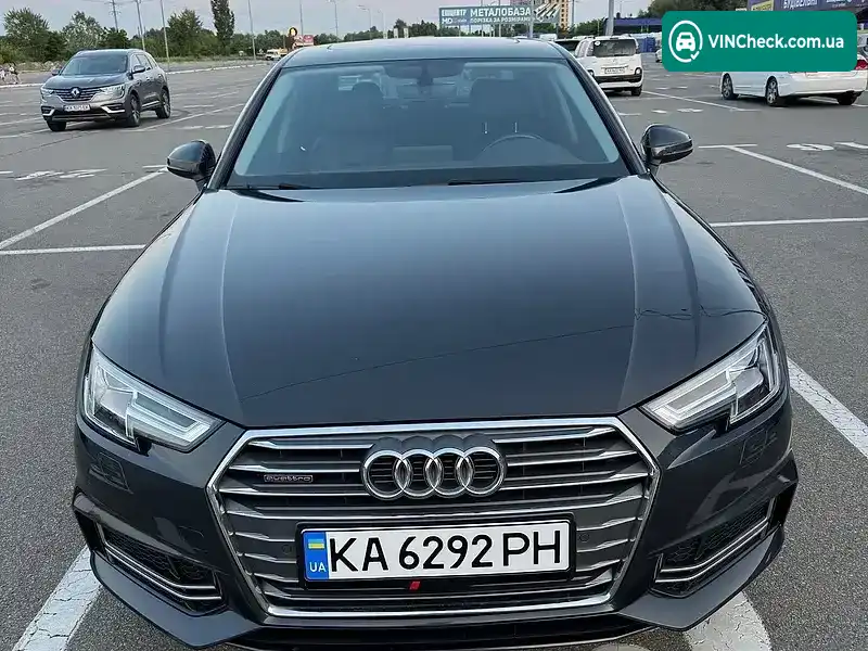 Audi A4 2017, фото з оголошення 2 з 17, VIN WAUBNAF47JA097393