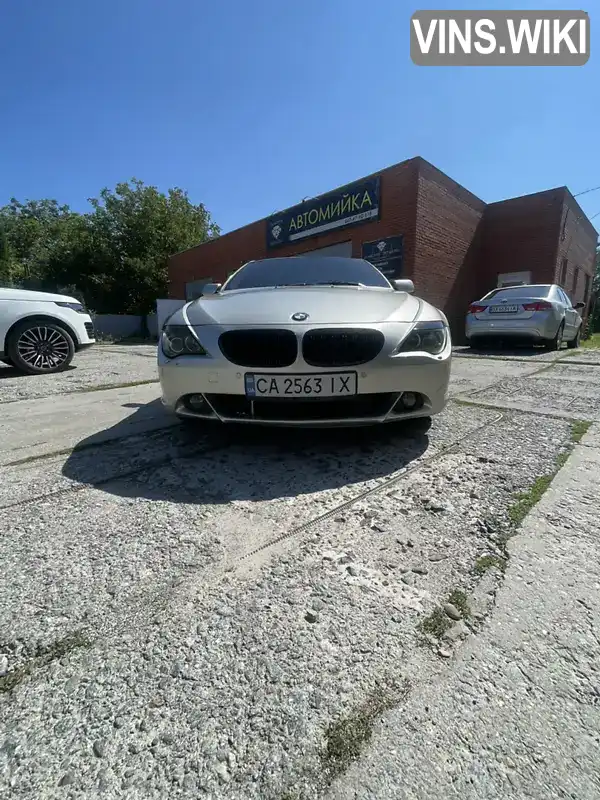BMW 6 Series 2004, фото з оголошення 2 з 21, VIN WBAEH71010B293902