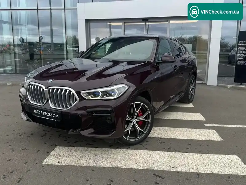 BMW X6 2022, фото з оголошення 1 з 20, VIN WBAGT210009L10724