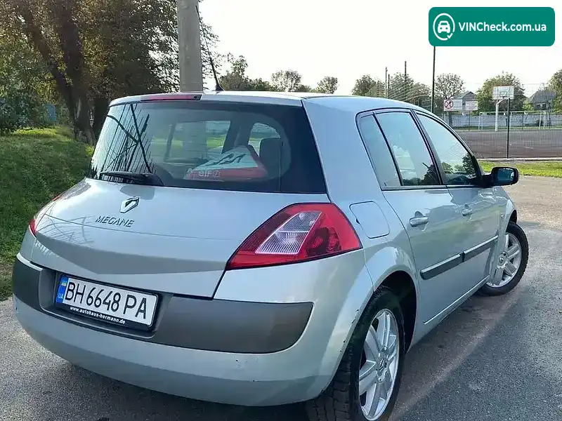 Renault Megane 2004, фото з оголошення 2 з 11, VIN VF1BM0J0H31883801