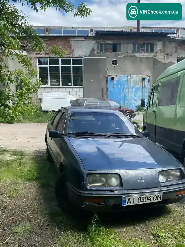 Ford Sierra 1986, фото з оголошення 1 з 6, VIN WF0AXXGBBAGM13711
