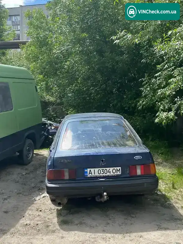 Ford Sierra 1986, фото з оголошення 2 з 6, VIN WF0AXXGBBAGM13711