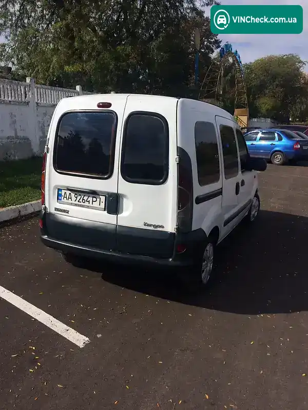Renault Kangoo 2000, фото з оголошення 2 з 20, VIN VF1FC0JBF22427636