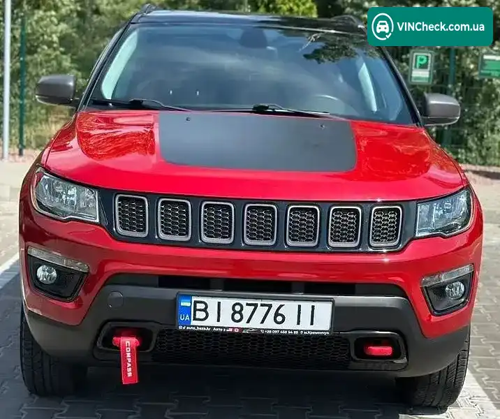 Jeep Compass 2017, фото з оголошення 1 з 20, VIN 3C4NJDDB6JT147885