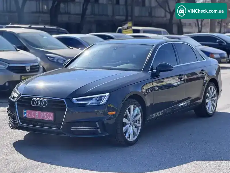 Audi A4 2019, фото з оголошення 2 з 20, VIN WAUANAF42KN017830