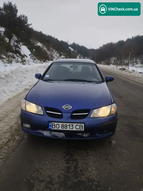 Nissan Almera 2001, фото з оголошення 1 з 10, VIN SJNBBAN16U0247433