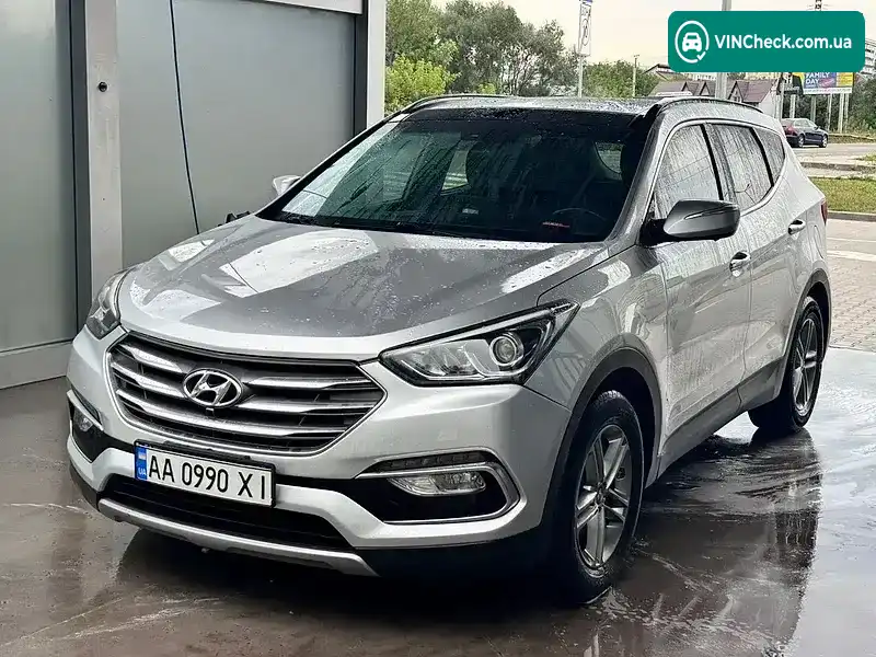 Hyundai Santa FE 2018, фото з оголошення 2 з 14, VIN 5XYZU3LB1JG570837