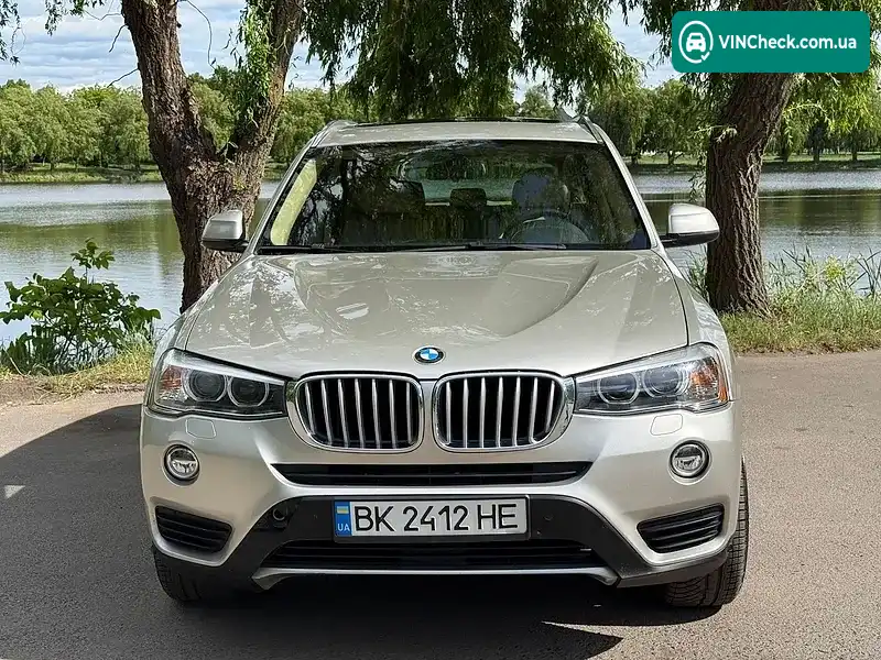 BMW X3 2014, фото з оголошення 2 з 20, VIN 5UXWX9C54F0D51568