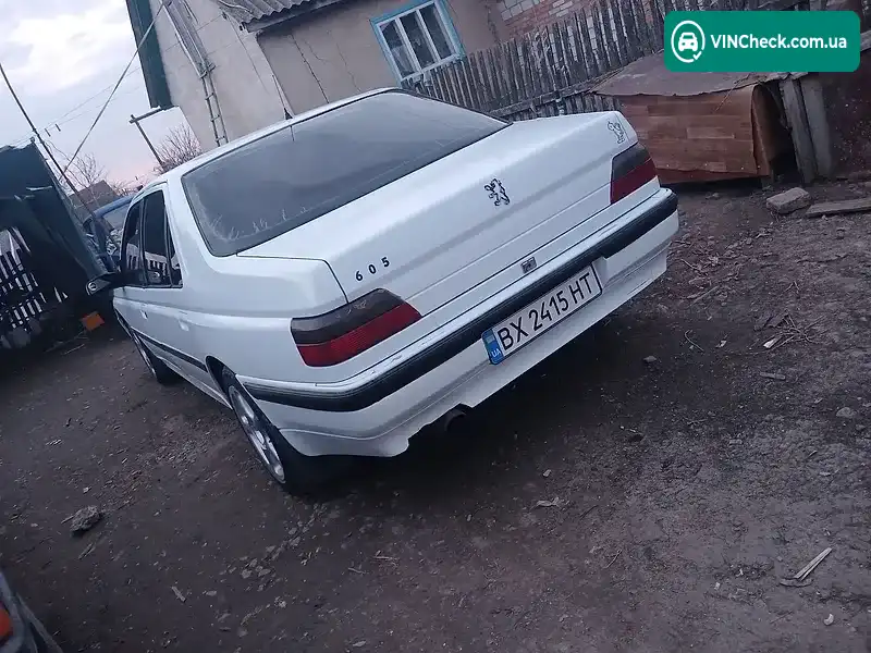 Peugeot 605 1990, фото з оголошення 2 з 5, VIN VF36BR6A290743086