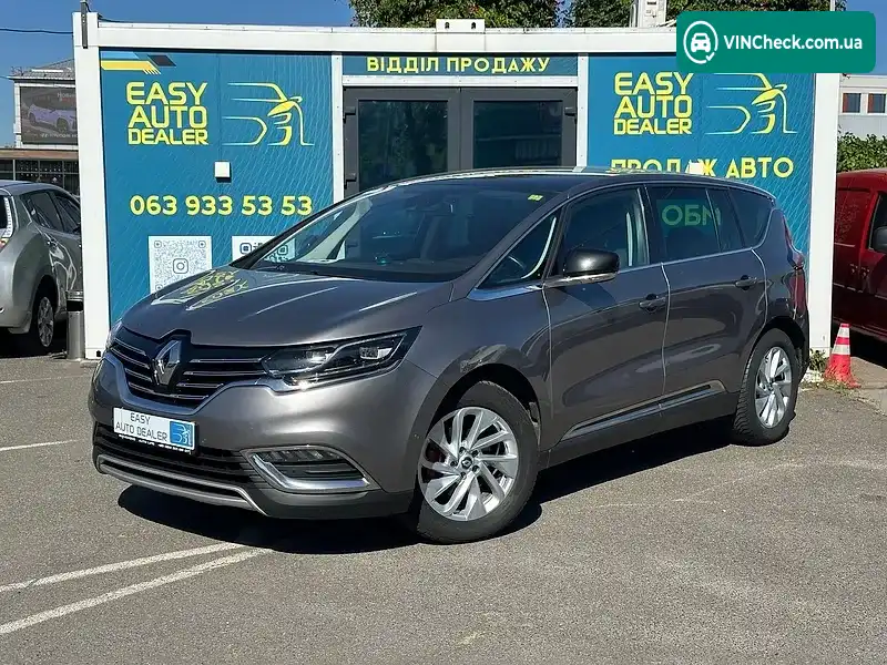 Renault Espace 2017, фото з оголошення 1 з 20, VIN VF1RFC00758166286