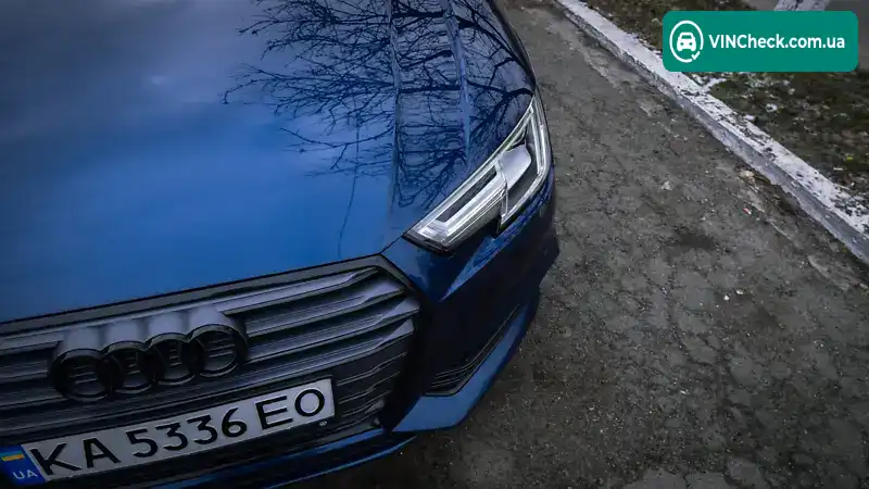 Audi A4 2017, фото з оголошення 2 з 20, VIN WAUENAF49JA023373