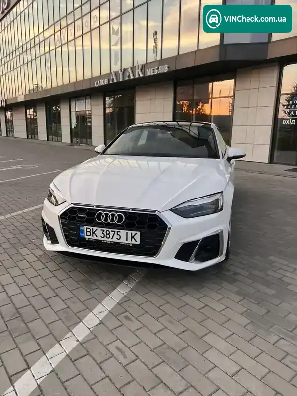 Audi A5 2020, фото з оголошення 2 з 21, VIN WAUDACF57MA018849