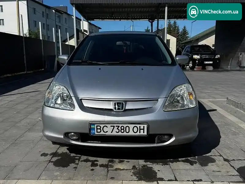 Honda Civic 2002, фото з оголошення 2 з 15, VIN SHHEU77402U040166