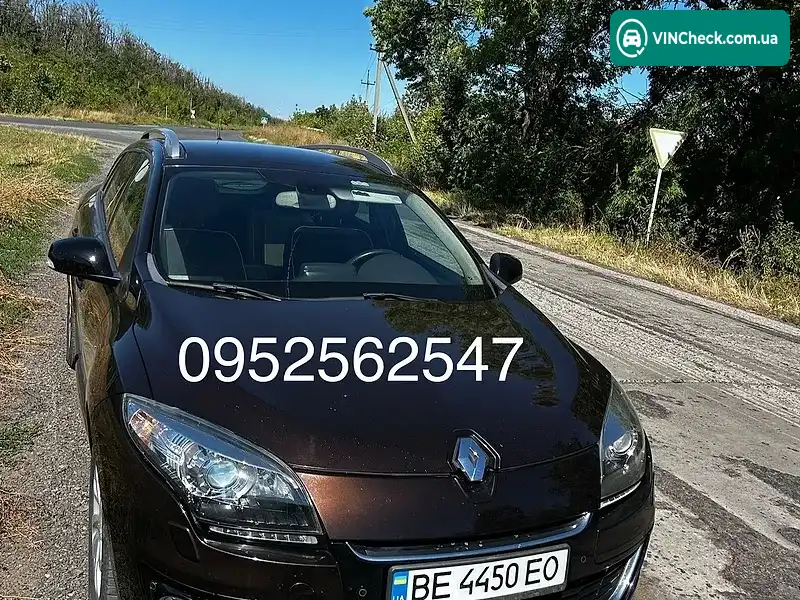 Renault Megane 2013, фото з оголошення 2 з 20, VIN VF1KZX40649871890