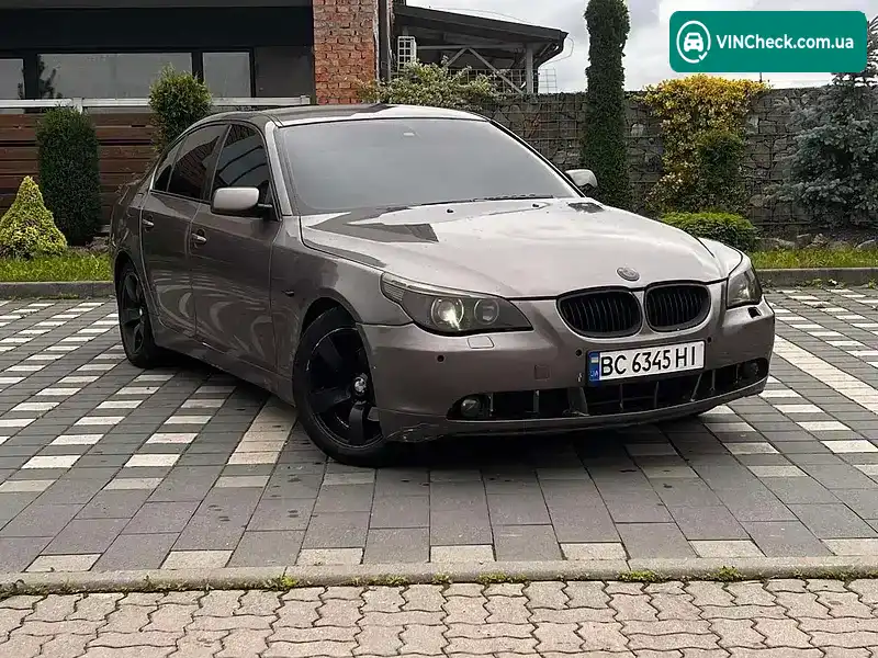 BMW 5 Series 2005, фото з оголошення 1 з 14, VIN WBANE31070B948825