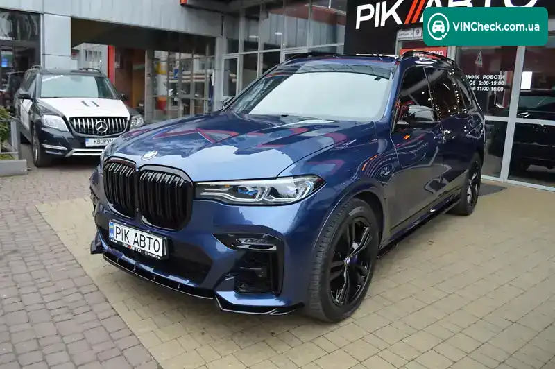 BMW X7 2019, фото з оголошення 2 з 21, VIN 5UXCX6C07LLE35335